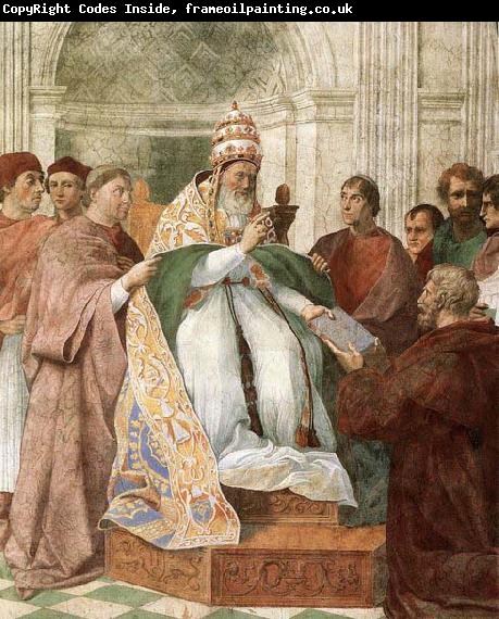 RAFFAELLO Sanzio Gregory IX Approving the Decretals